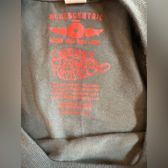 Creedence Clearwater Revival SMALL Short Sleeve Gray Band Graphic Tee CCR - Picture 9 of 9